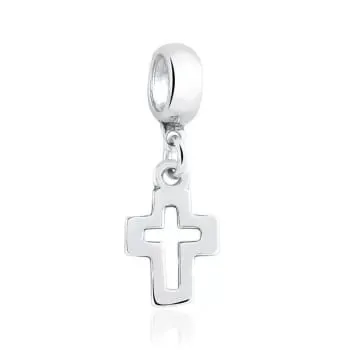 Berloque Cruz Vazada em Prata 950 (0)