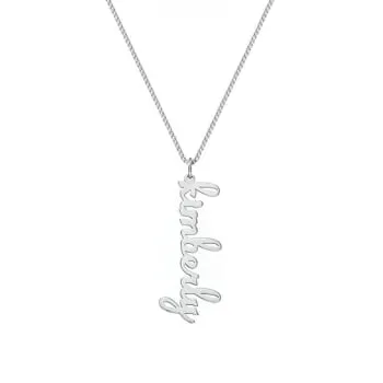 Colar com Pingente Nome Personalizado em Prata 925 (0)