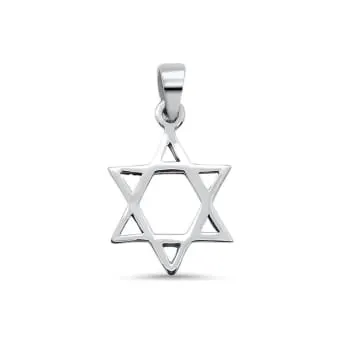Pingente Estrela de Davi Prata (0)