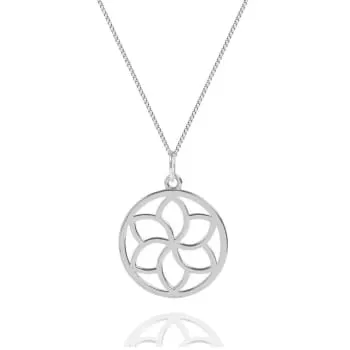 Colar de Flores do Templo Prata (0)