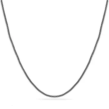 Corrente Pipoca de Prata Envelhecida 925 - Ver Tamanhos (0)