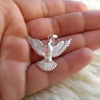 Pingente Espírito Santo em Prata 925 (0)