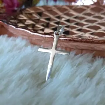 Pingente de Cruz Prata 925 (0)