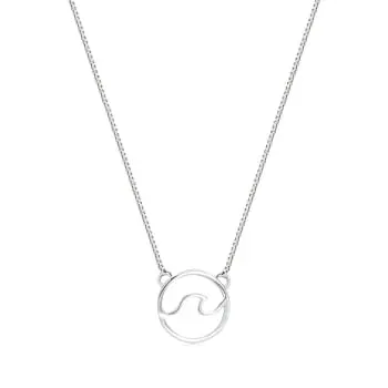 Colar Onda do Mar em Prata 950 (0)