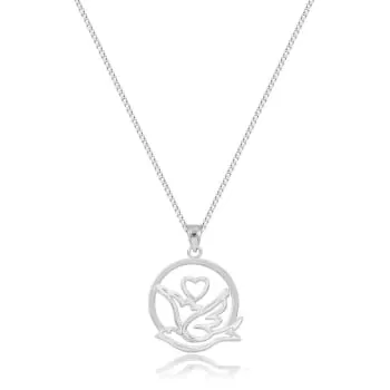 Colar Pomba da Paz em Prata 950 (0)