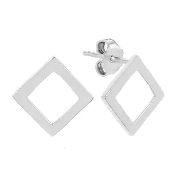 Brinco Losango Vazado de Prata 950 (0)