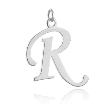 Pingente de Letra Feminino em Prata 950 (0)