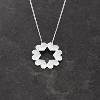 Colar Mandala Coração em Prata 950 (0)