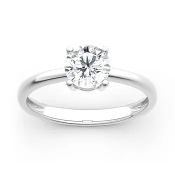 Anel de Noivado com Zircônia em Prata 950 (0)