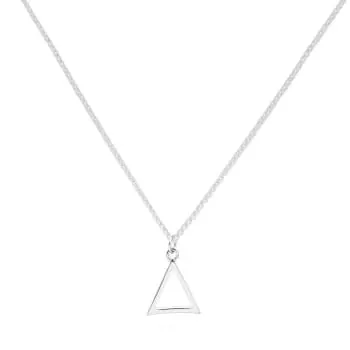 Colar Triangulo Delicado em Prata 925 (0)